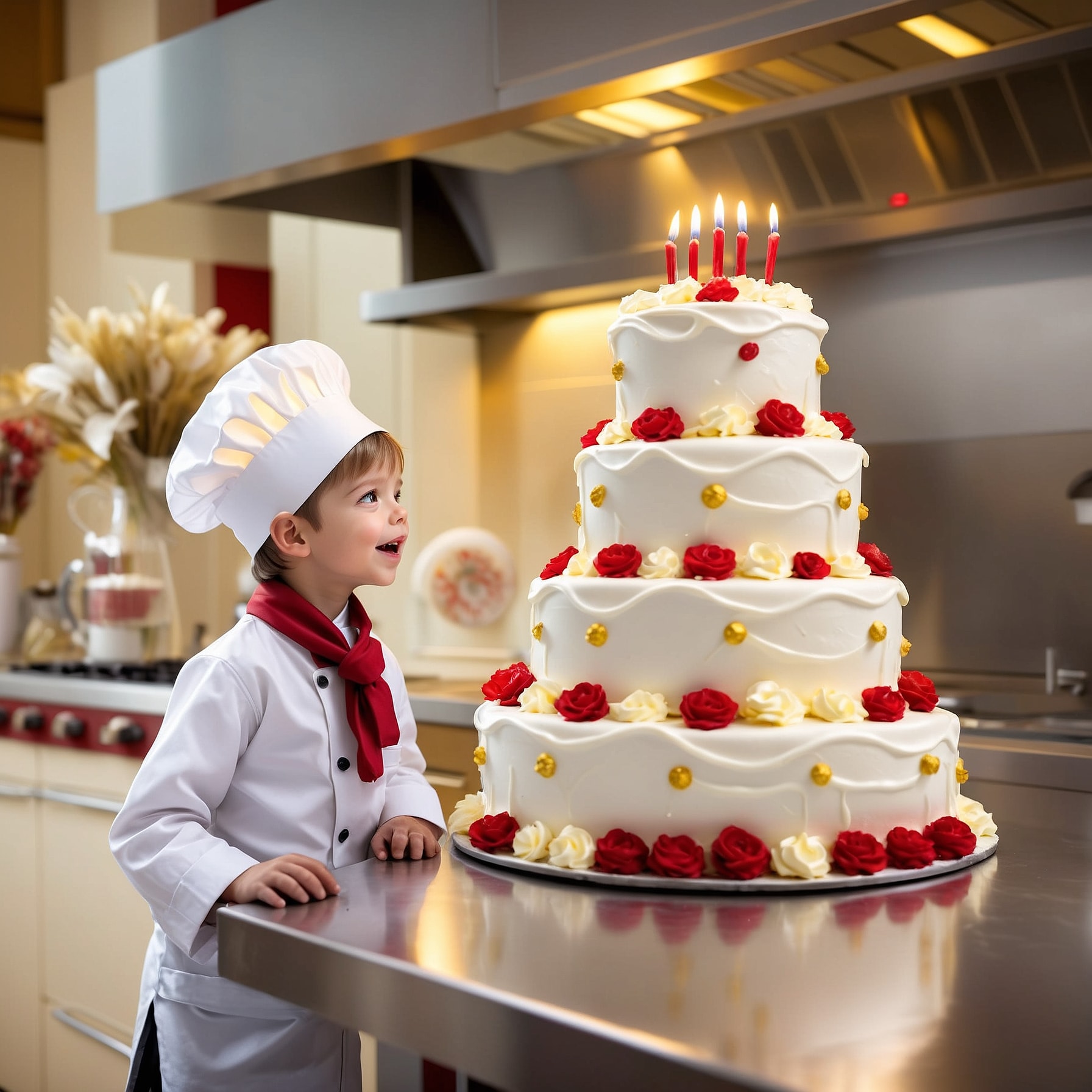 Child as master chef