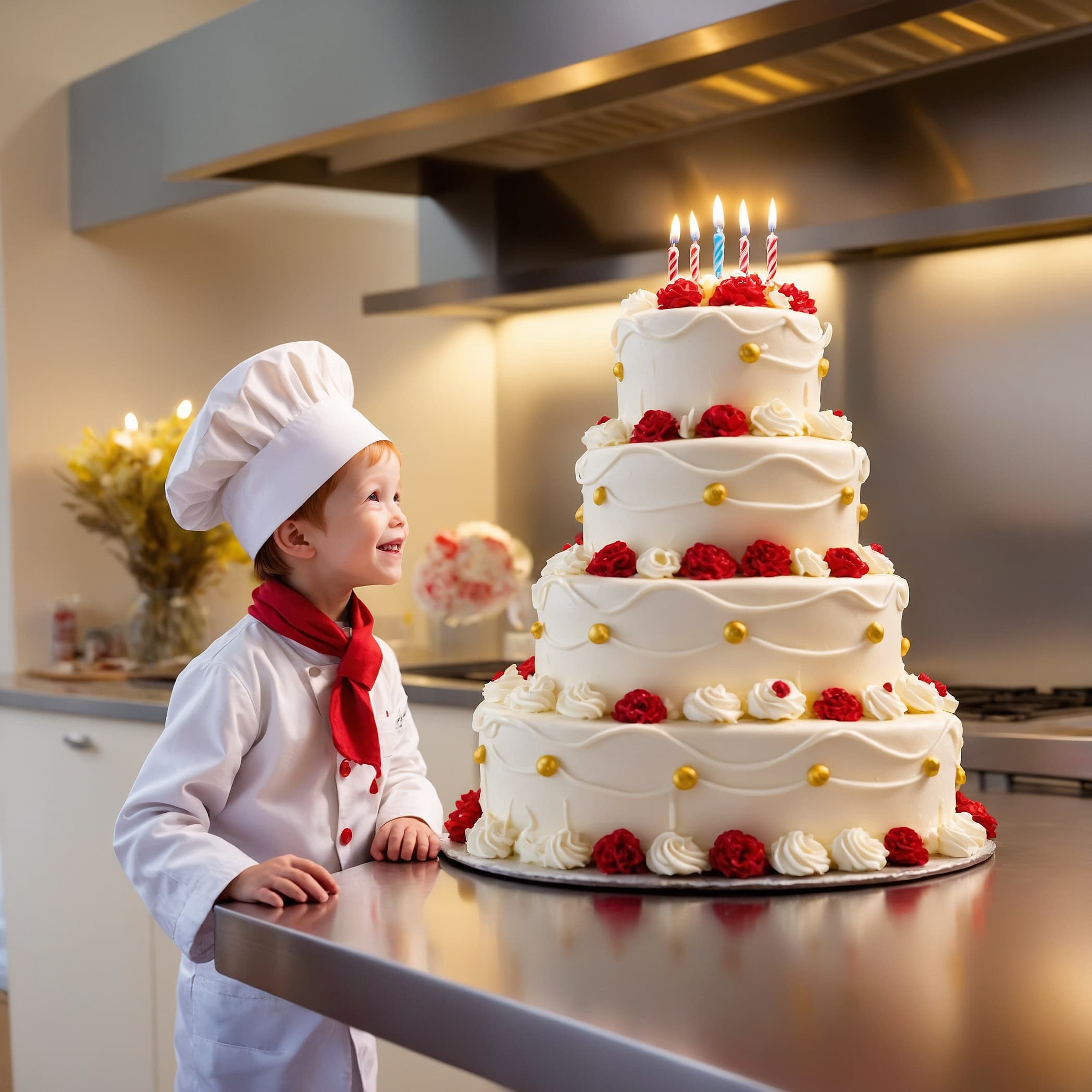 Child as master chef